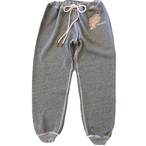 THE GREAT. Pants - THE GREAT. Tiger Cropped Sweatpants Joggers 0 XS